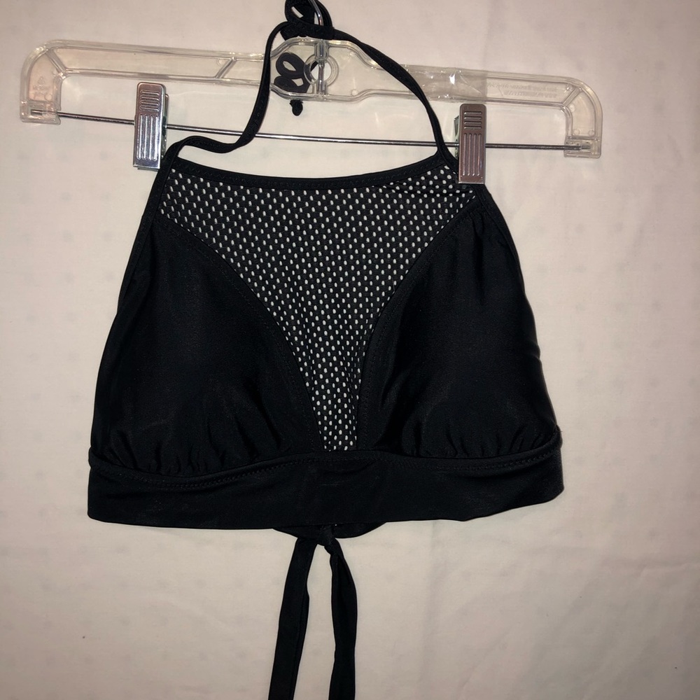 Mesh front bikini top